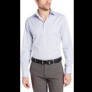 THEORY DOVER‎ SLIM FIT GINGHAM BUTTON DOWN SHIRT